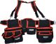 Пояс с двумя накладными сумками и карманами для инструмента на лямках, длина 1280 мм Yato YT-74070