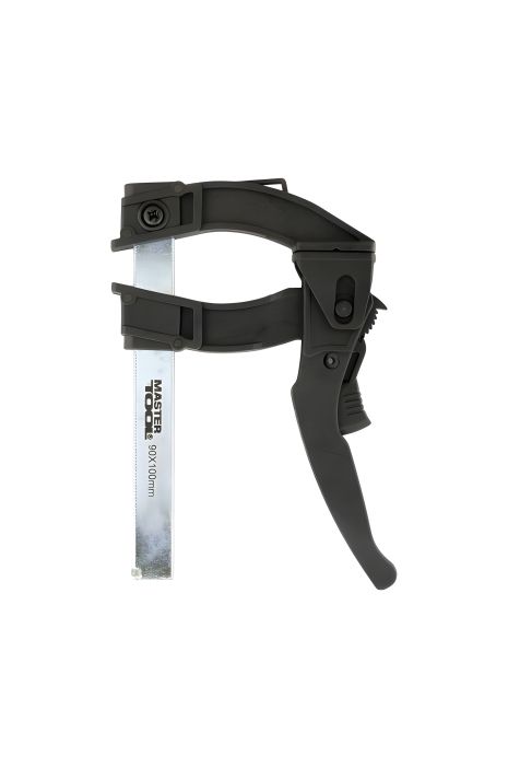 Столярна струбцина F-Type, швидкозатискна 100х90 мм 600 Н, MASTERTOOL 07-0011