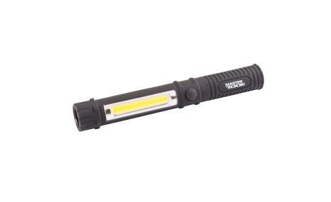 Фонарик магнитный 168х24 мм LED+COB LED 3xAAA ABS MASTERTOOL 94-0806