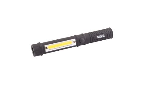 Магнитный фонарик 168х24 мм LED+COB LED 3xAAA ABS MASTERTOOL 94-0806
