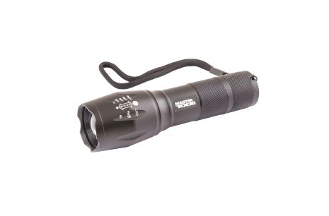 Фонарик с регулировкой фокуса 5 режимов 130х38х28 мм CREE XM-L T6 LED 3xAAA/1x18650 AL MASTERTOOL 94-0819 Фонарик с регулировкой фокуса 5 режимов 130х38х28 мм CREE XM-L T6 LED 3xAAA/1x18650 AL MASTERTOOL 94-0819