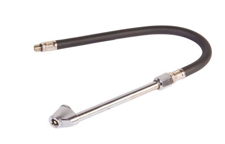 Шланг із наконечником до пневмопістолета для підкачування коліс вантажних автомобілів 50см MASTERTOOL 81-8760