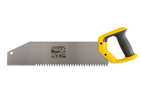 Столярная ножовка 2TPI/5TPI MAX CUT 400 мм, закаленный зуб, 2-D заточка, полированная MASTERTOOL 14-2704