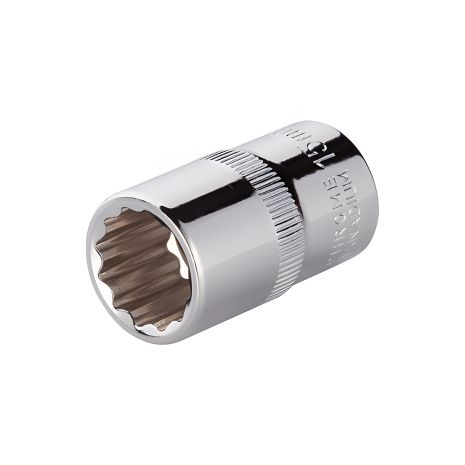 Головка дванадцятигранна 1/2", 15×38 мм, Cr-V STORM INTERTOOL ET-0215