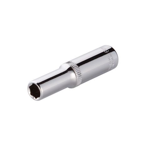 Головка шестигранная удлиненная 1/4", 6×50 мм, Cr-V, STORM INTERTOOL ET-0456