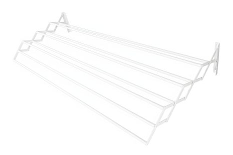 Гармонійна настінна сушарка для білизни 1000 мм 8-секційна, 8 м, біла MASTERTOOL 92-1718