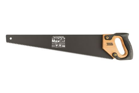 Столярна ножівка 7TPI MAX CUT з тефлоновим покриттям, 500 мм, загартований зуб 3-D заточування MASTERTOOL 14-2350 Столярна ножівка 7TPI MAX CUT з тефлоновим покриттям, 500 мм, загартований зуб 3-D заточування MASTERTOOL 14-2350