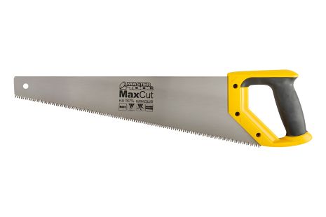 Столярная ножовка 7TPI MAX CUT 450 мм закаленный зуб 3-D, полированная, MASTERTOOL 14-2045