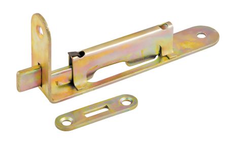 Торцевий плоский шпингалет 125х60 мм, оцинкований MASTERTOOL 92-0797