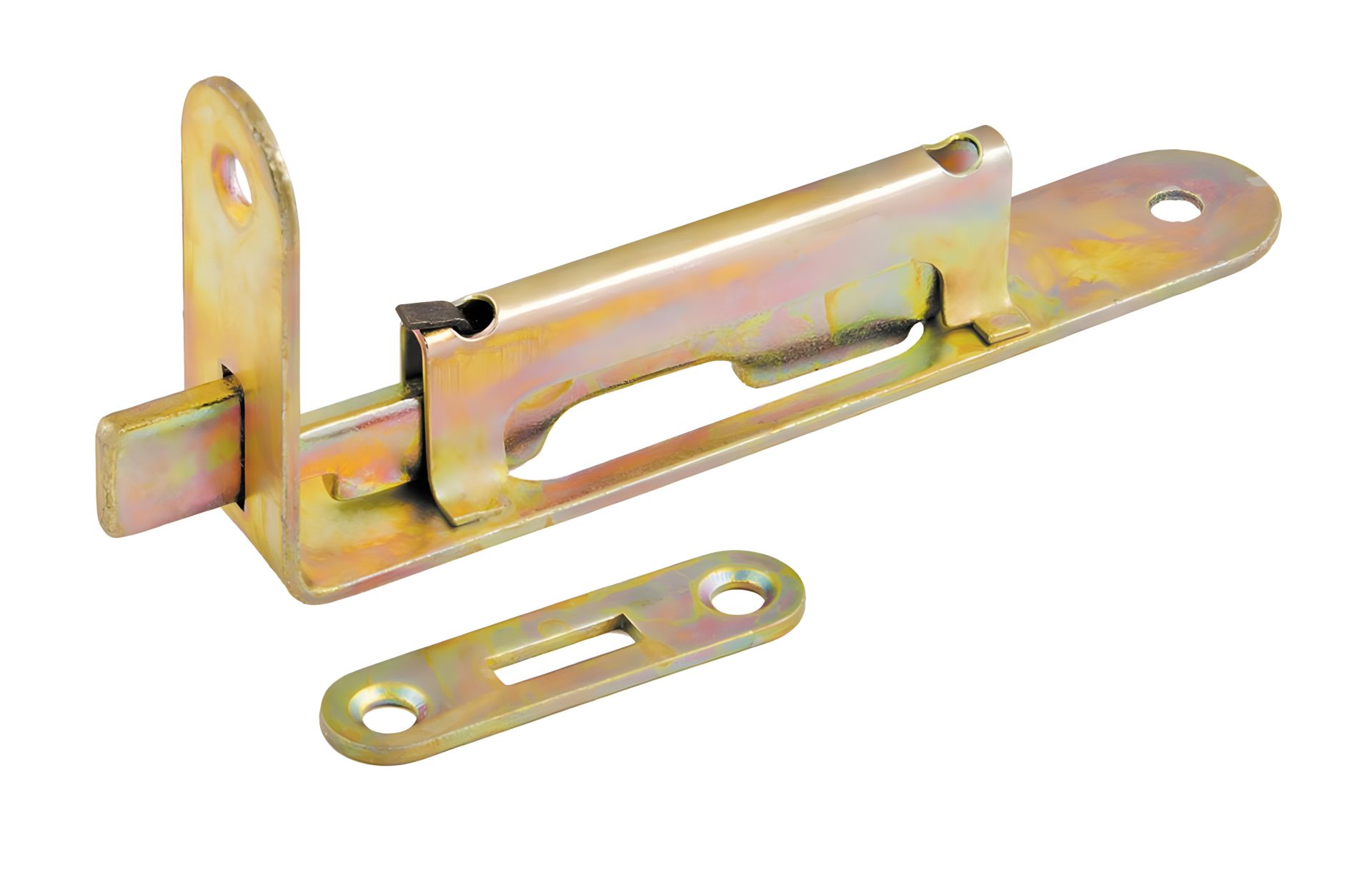 Оцинкованный торцевой шпингалет 125х60 мм, MASTERTOOL 92-0797 Оцинкованный торцевой шпингалет 125х60 мм, MASTERTOOL 92-0797