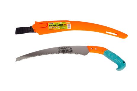 Садова ножівка 300 мм 6TPI загартований зуб 3-D заточування з чохлом MASTERTOOL 14-6016