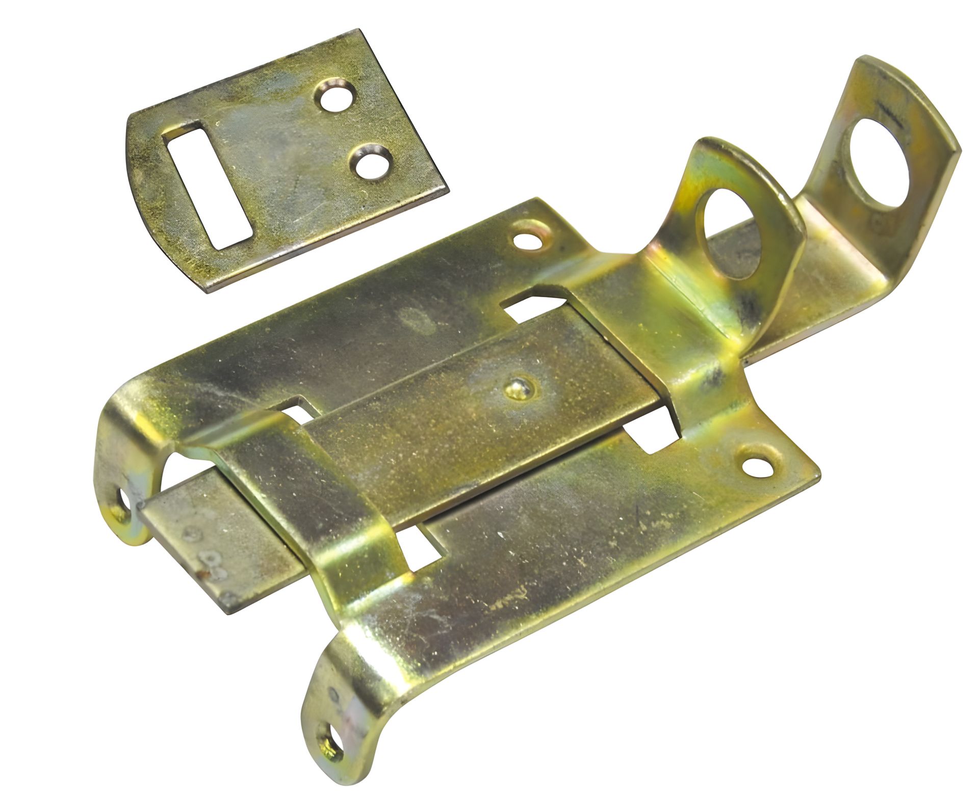 Оцинкованный дверной засов 110х60 мм со скрытым креплением MASTERTOOL 92-0340 Оцинкованный дверной засов 110х60 мм со скрытым креплением MASTERTOOL 92-0340