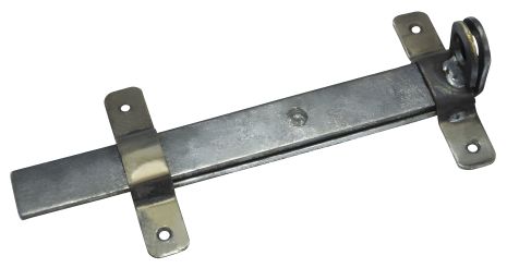 Гаражный засов плоский 200 мм черный металл MASTERTOOL 92-0348 Гаражный засов плоский 200 мм черный металл MASTERTOOL 92-0348