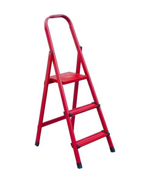 Металеві сходи "МАЙСТЕР" на 3 ступені, висота 590 мм, максимальне навантаження 150 кг, MASTERTOOL 79-1053 Металеві сходи "МАЙСТЕР" на 3 ступені, висота 590 мм, максимальне навантаження 150 кг, MASTERTOOL 79-1053
