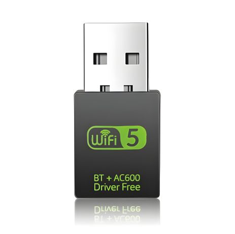 USB-адаптер ZEXMTE 600Mbps Wi-Fi+Bluetooth для ноутбуков и ПК USB-адаптер ZEXMTE 600Mbps Wi-Fi+Bluetooth для ноутбуков и ПК