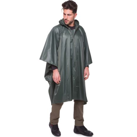 Дощовик плащ-намет пончо Travel PVC 145x107см олива Дощовик плащ-намет пончо Travel PVC 145x107см олива