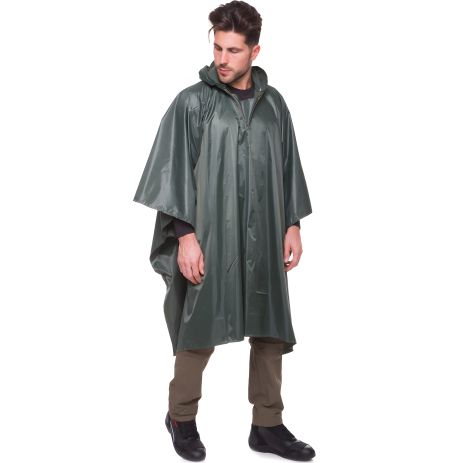 Дощовик плащ-намет пончо Travel PVC, олива, 145x107 см Дощовик плащ-намет пончо Travel PVC, олива, 145x107 см