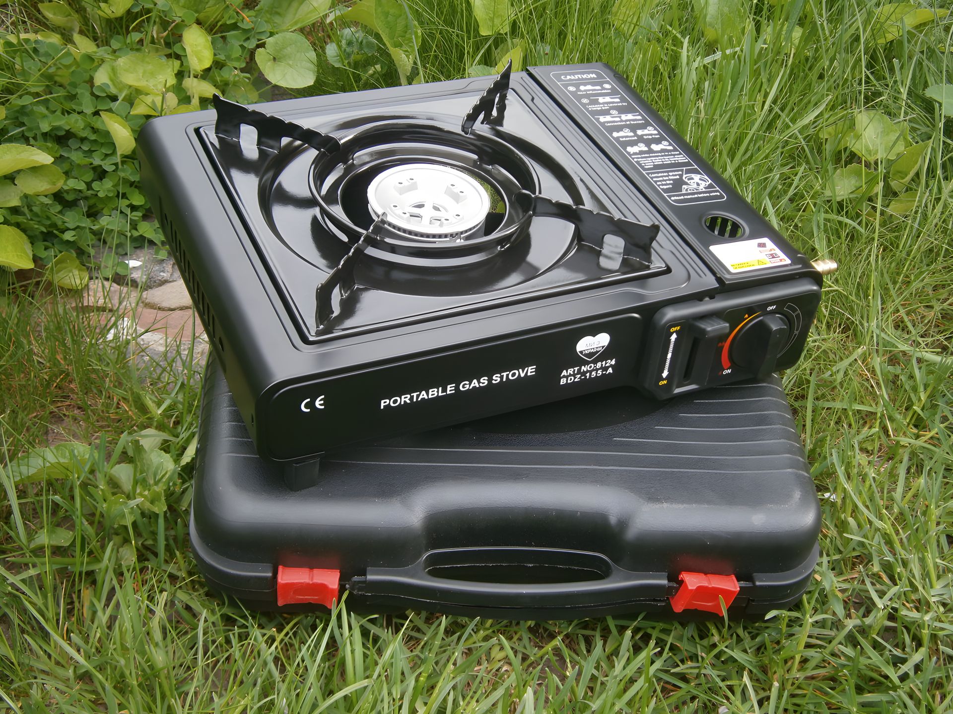 Портативная газовая печка МС-2500LPG с переходником и кейсом Портативная газовая печка МС-2500LPG с переходником и кейсом