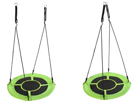 Дитяча садова підвісна гойдалка у формі гнізда Malatec 120см