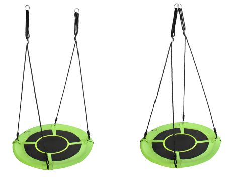 Дитяча садова підвісна гойдалка у формі гнізда Malatec 120см