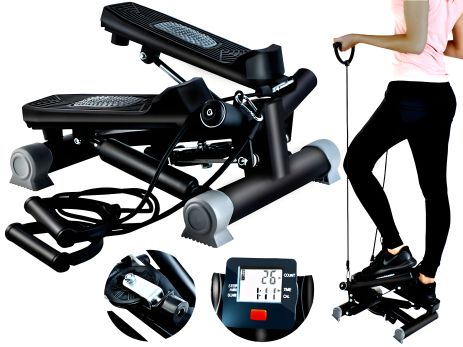 Мини-степпер с эспандерами Trizand 22776