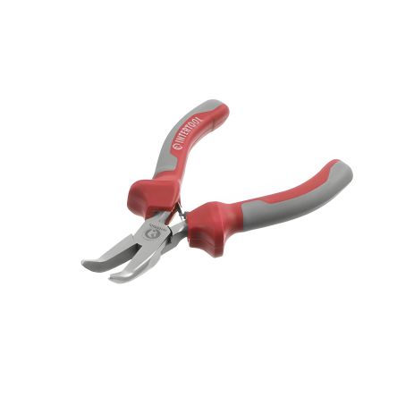 Изогнутые длинногубцы 115 мм с прецизионными рукоятками, бренд INTERTOOL NT-0103