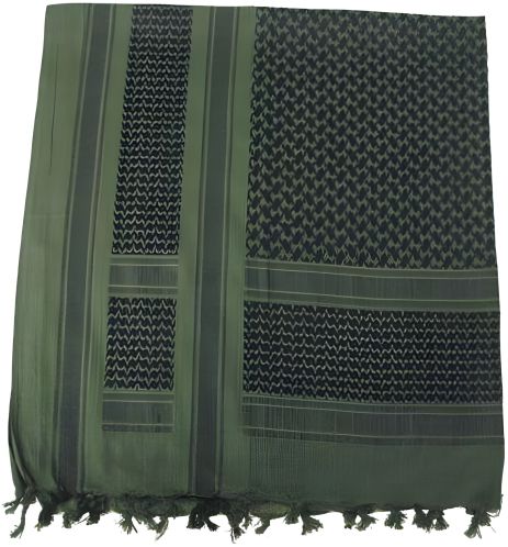 Арафатка куфія шемаг 115 110 см зелено-чорна MFH Німеччина Арафатка куфія шемаг 115 110 см зелено-чорна MFH Німеччина