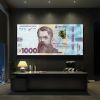 Картина на холсте "1000 грн" печать 90х140см