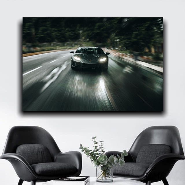 Картина на холсте "Скорость" печать 70х100см Картина на холсте "Скорость" печать 70х100см