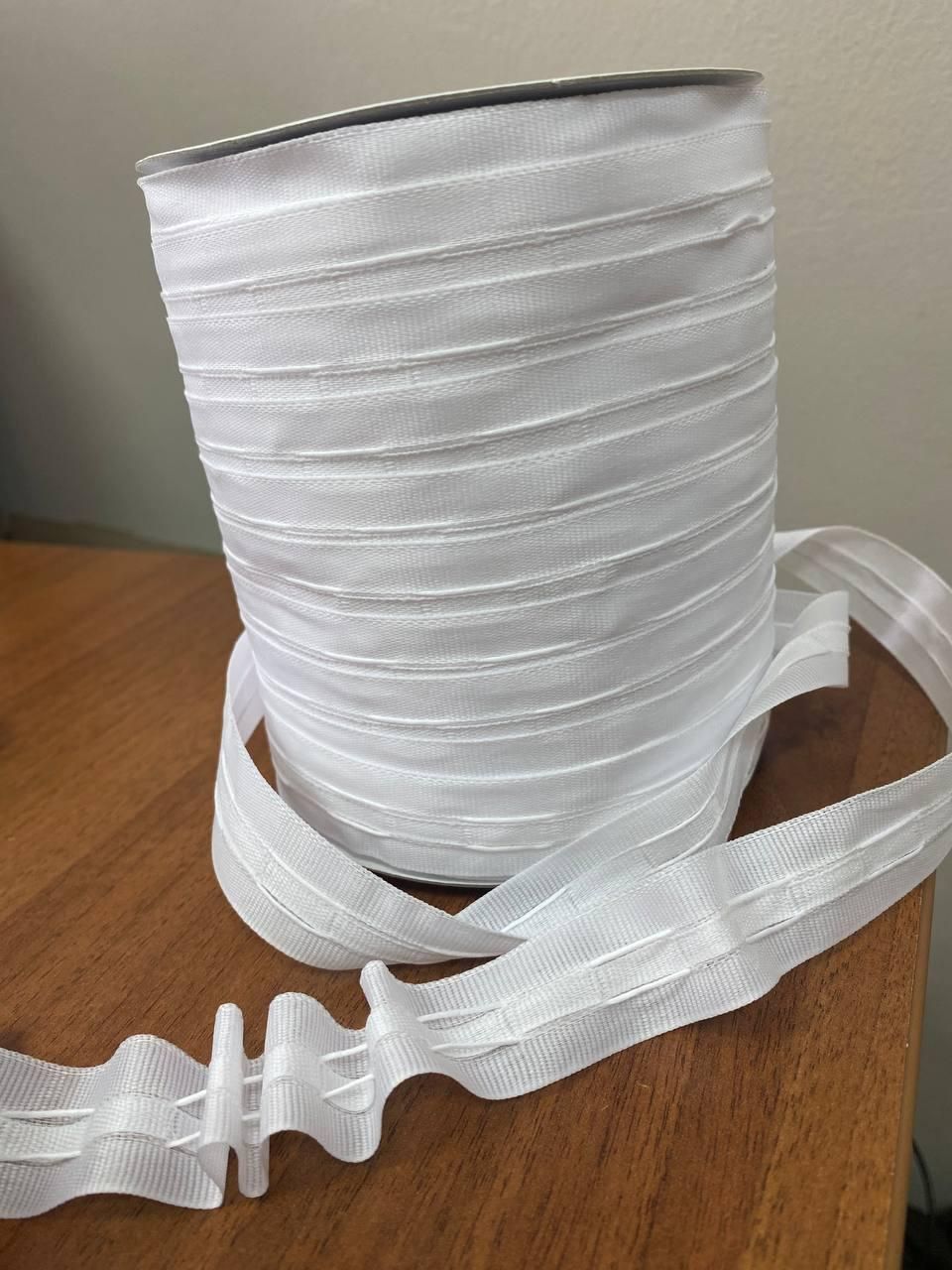 Тасьма для підшиву 2,5 см біла Тасьма для підшиву 2,5 см біла