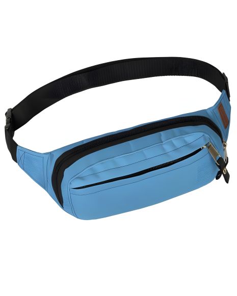 Поясна сумка Surikat модель Primo блакитного кольору Поясна сумка Surikat модель Primo блакитного кольору