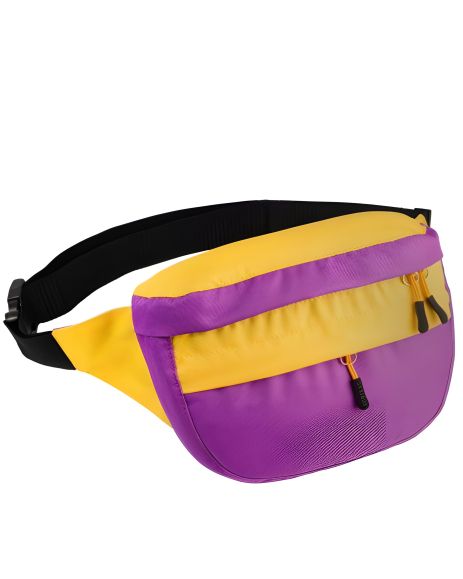 Поясна сумка Surikat Tornado, бузково-жовта
