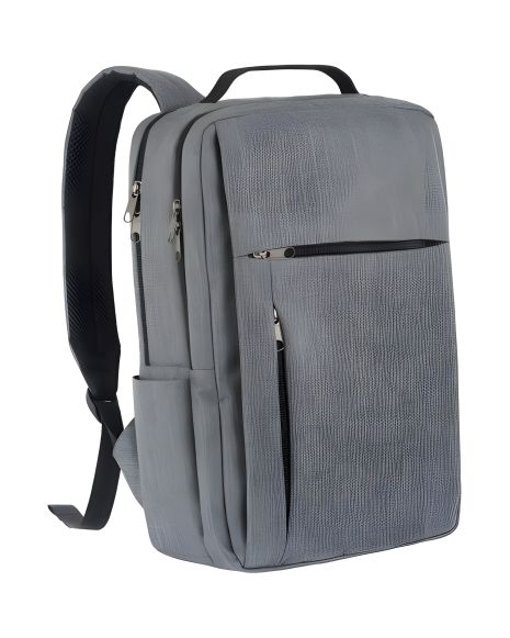 Міський рюкзак модель: Chess, колір: сірий меланж з чорним