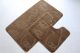 Набор ковриков в ванную и туалет Vonaldi 80*50 см и 40*50 см brown 01348/s