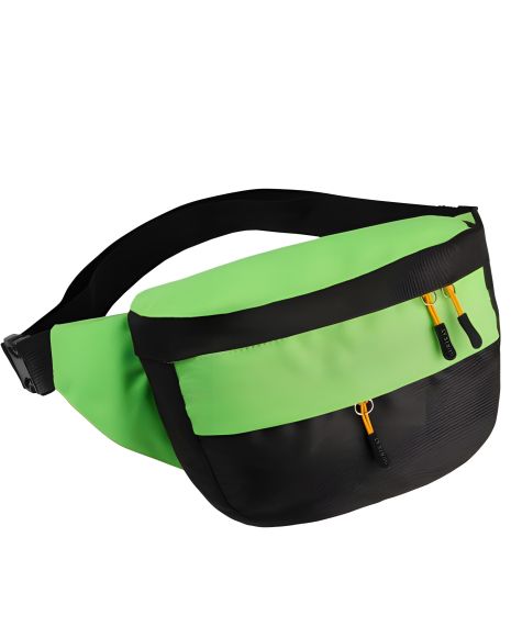 Поясна сумка Surikat модель: Tornado колір: чорно-салатовий Поясна сумка Surikat модель: Tornado колір: чорно-салатовий