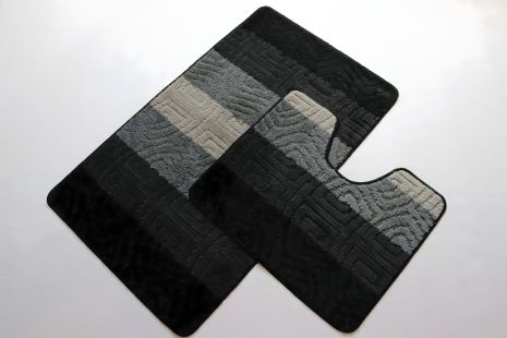 Набор ковриков в ванную и туалет Vonaldi Multicolor 100*60 см и 50*60 см w02203 Набор ковриков в ванную и туалет Vonaldi Multicolor 100*60 см и 50*60 см w02203