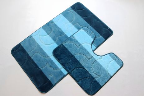 Набор ковриков в ванную и туалет Vonaldi Multicolor 100*60 см и 50*60 см 02218