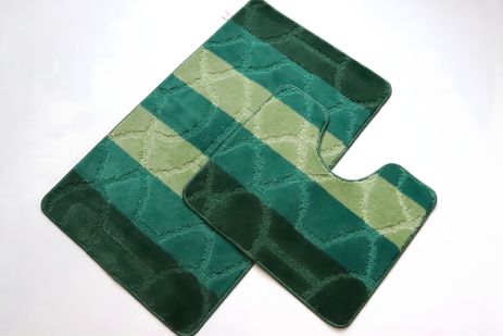 Коврики в ванную и туалет Vonaldi Multicolor 100*60 см и 50*60 см 02277