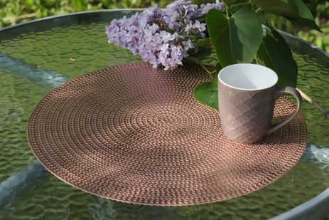 Кругла сервірувальна підставка під тарілки, салфетка MyKіtchen d-38 см Bronze