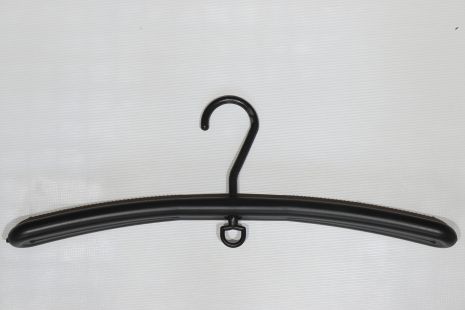 Пластикові плічки для одягу широкі 45 см, Чорні