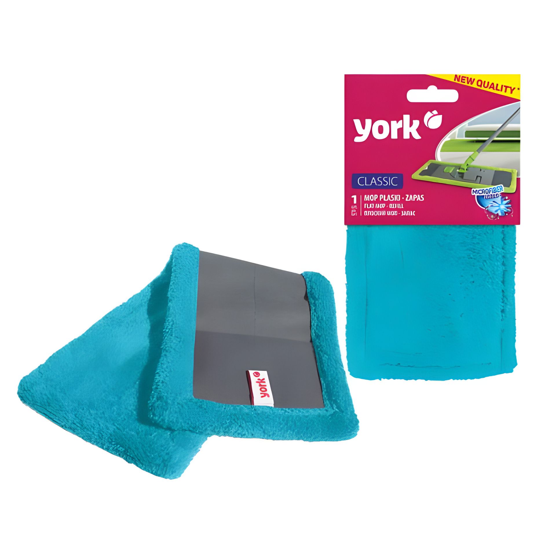 Запасна насадка Classic YORK для швабри з платформою Блакитний Запасна насадка Classic YORK для швабри з платформою Блакитний