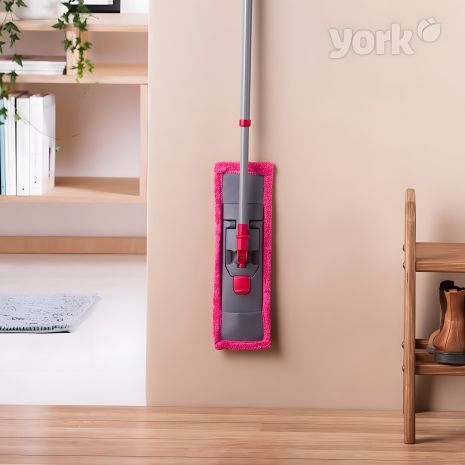 Микрофибровая швабра York Classik, Малиновый