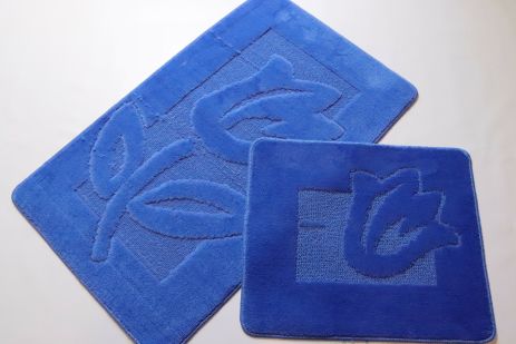 Набір килимів у ванній кімнаті 100х60 см+ 50х60 см баньйосера Vonaldi без різання BS-1632