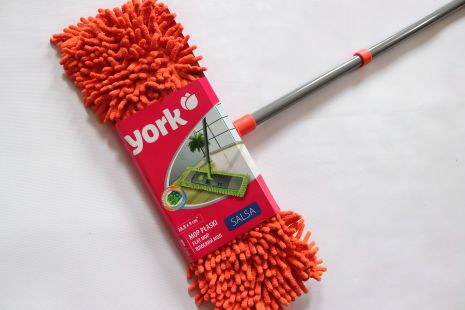 Швабра для підлоги York Salsa з мікрофібри, помаранчева