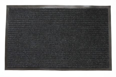 Килимок вхідний рубчик 90x150 см чорний