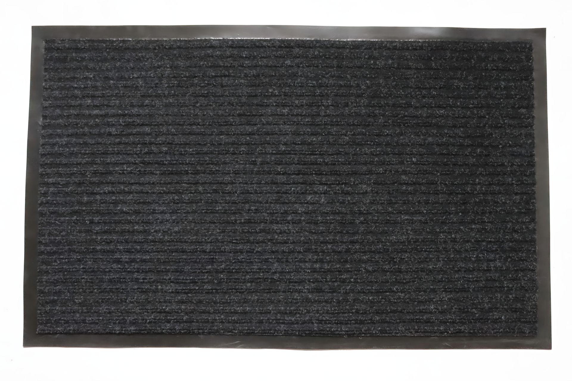 Вхідний килимок рубчик чорний, 60x90 см Вхідний килимок рубчик чорний, 60x90 см