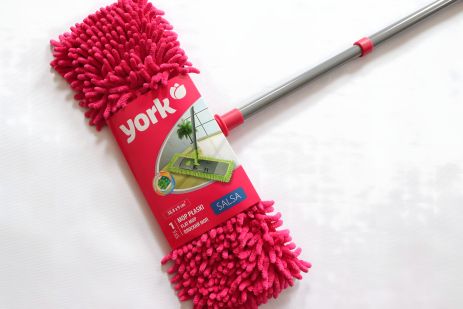 Швабра для підлоги з мікрофібри York Salsa рожева Швабра для підлоги з мікрофібри York Salsa рожева