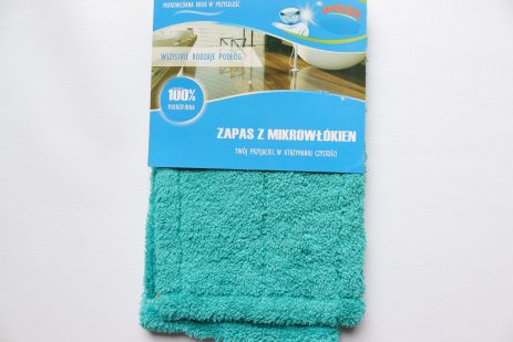 Запас на шваброй, изготовленной из MicroFiber Smooth MOP Duo 0210/ Turquoise