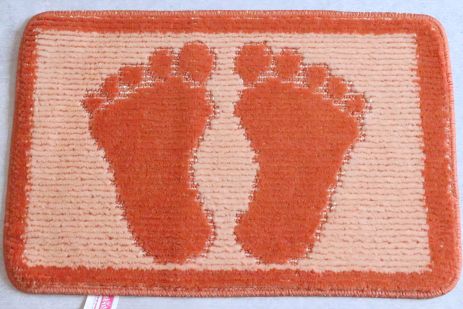 Коврик для ванной/туалета "Ноги" 40*60 см Vonaldi 1725/ orange legs Коврик для ванной/туалета "Ноги" 40*60 см Vonaldi 1725/ orange legs