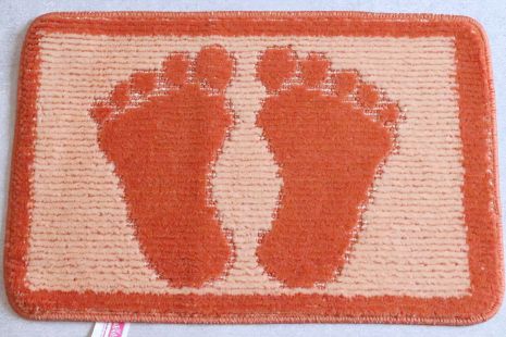 Килимок для ванної/туалету "Ноги" 40*60 см Vonaldi 1725/ orange legs Килимок для ванної/туалету "Ноги" 40*60 см Vonaldi 1725/ orange legs